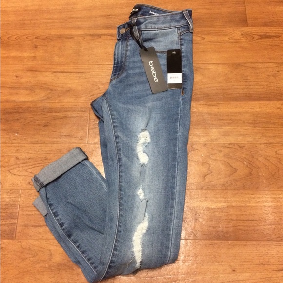 bebe Denim - BEBE Heartbreaker Skinny Jeans